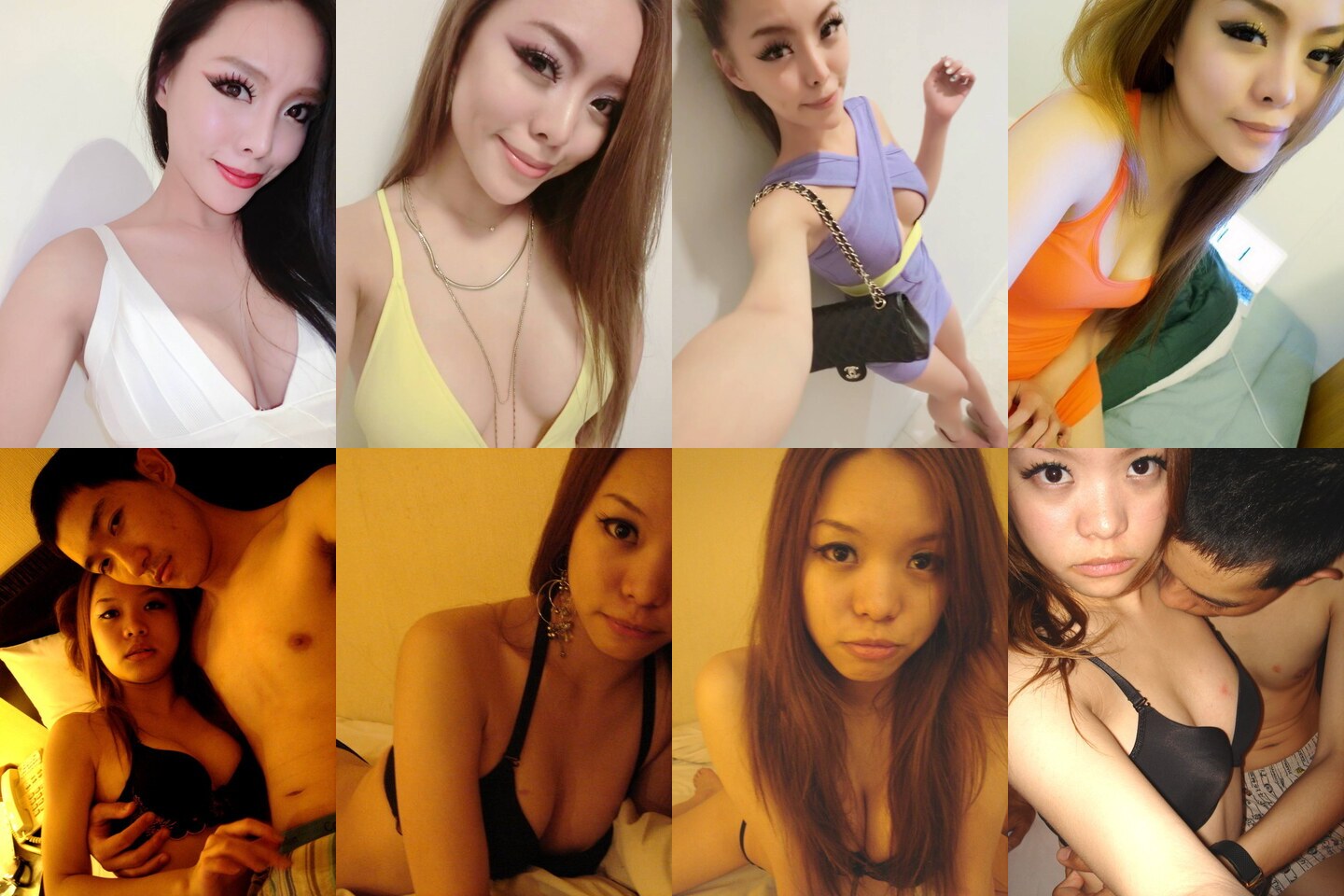 澳洲-Cambridge College-Jessica Lin-跟男友自拍床照